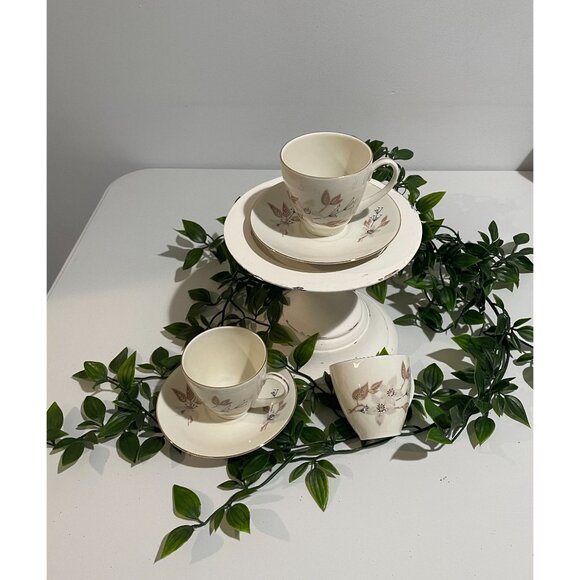 Herend Zinzia Germany Porcelain Tea Two Full Set (cup+plate)One Incomplete Set - Picture 3 of 13